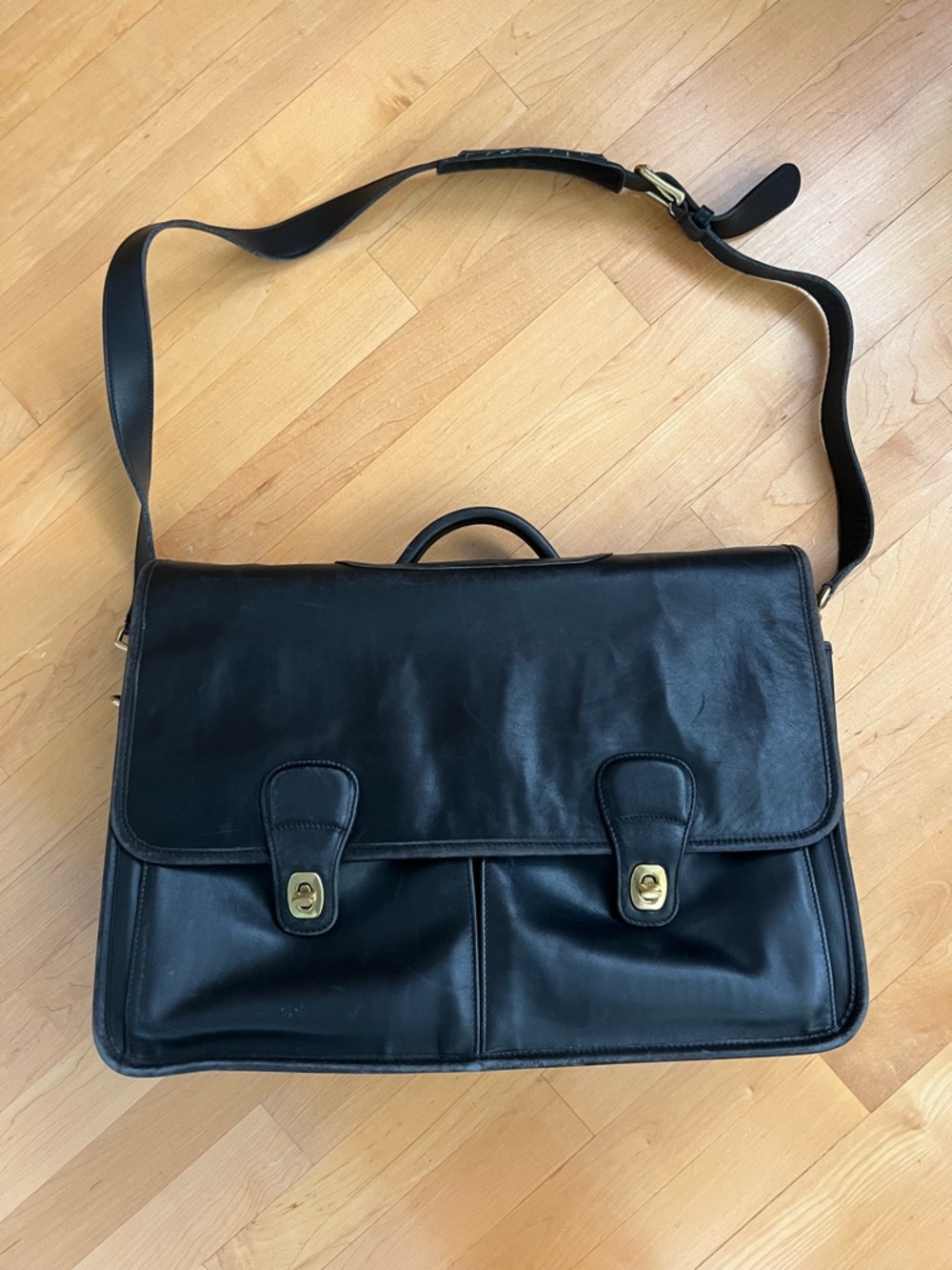 💼0532 Prescott Diplomat Laptop Organizer Briefcase Messenger Computer Lawyer Bag - Picture 3 of 17